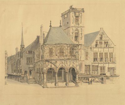 Gamla rådhuset i Amsterdam, 1641 av Anthonie van den Bos