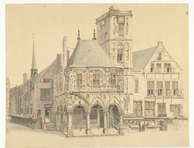 Gamla rådhuset i Amsterdam, 1641 av Anthonie van den Bos