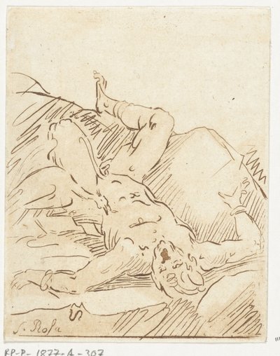 Prometheus kedjad av Anthonie van den Bos