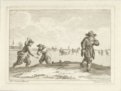 snöbollskastare av Anthonij van der Haer