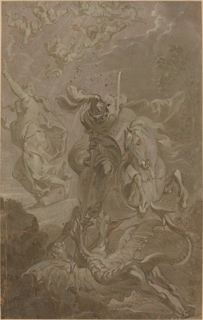 Sankt Georg och draken av Anthonis Sallaert