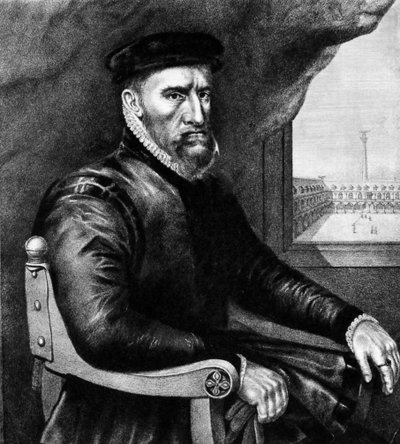 Sir Thomas Gresham av after Anthonis Mor van Dashorst