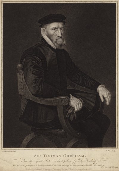 Porträtt av Sir Thomas Gresham av Anthonis van Dashorst Mor