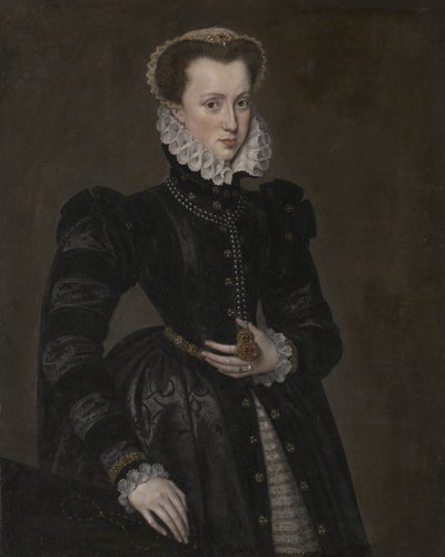 Porträtt av en hovdam, 1560-70 av Anthonis van Dashorst Mor