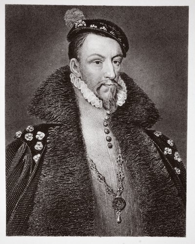 Thomas Radclyffe, Earl of Sussex, graverad av H. Robinson av Anthonis van Dashorst Mor