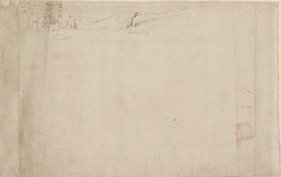 Panorama of London sett från Southwark: Lambeth, 1554 av Anthonis van den Wyngaerde