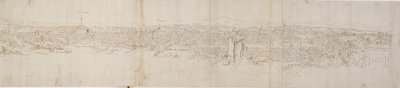 Panoramautsikt över Rom från Monte Janiculus, c1550-talet av Anthonis van den Wyngaerde