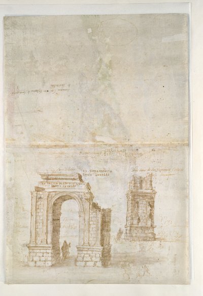 Panoramautsikt över Tarragona från South Seawards, c1560-talet. av Anthonis van den Wyngaerde