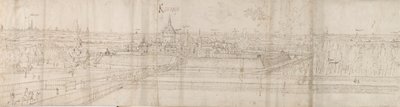 Utsikt över slottet Cantecroy nära Antwerpen och den omgivande landsbygden, 1557-58 av Anthonis van den Wyngaerde