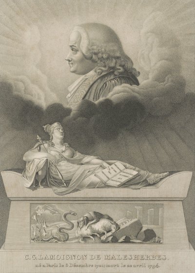 Christian Guillaume de Lamoignon de Malesherbes, 1798 av Anthony Cardon