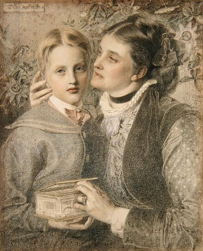 Mrs Tom Chappell och Son av Anthony Frederick Augustus Sandys