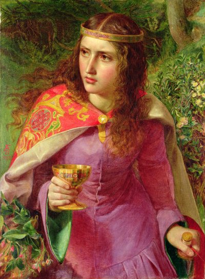 Drottning Eleanor, hustru till kung Henrik II av Anthony Frederick Augustus Sandys
