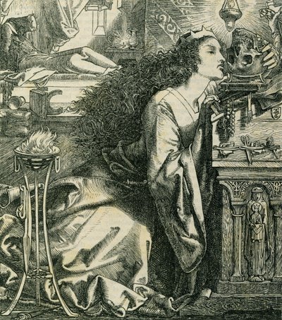 Rosamund, drottning av langobarderna av Anthony Frederick Augustus Sandys