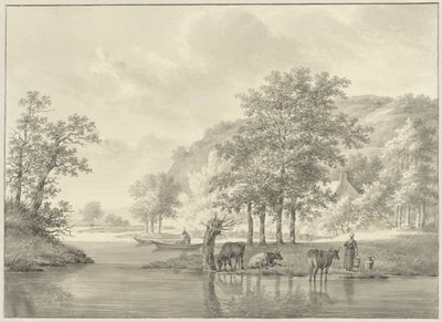 Flodlandskap av Anthony Oberman