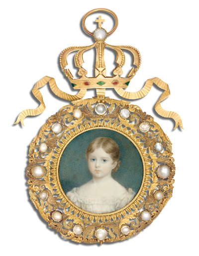 Drottning Victoria som barn, 1825 av Anthony Stewart