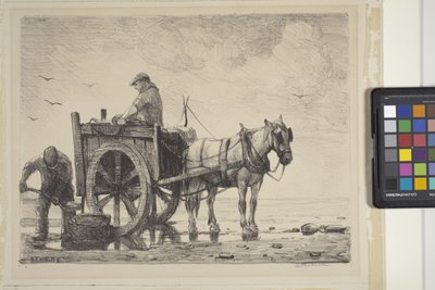 Samlare av sjögräs (litografi) av Anthony Thieme