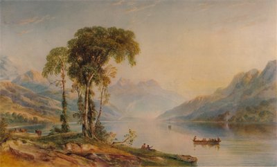 Ben Venue från Loch Achray, 1840, 1935 av Anthony Vandyke Copley Fielding