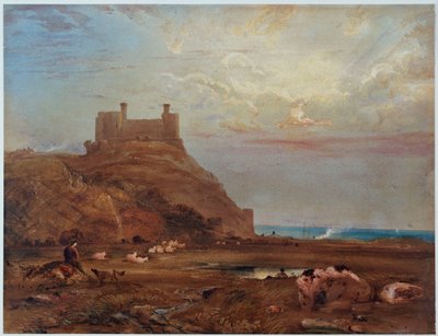 Harlech slott, 1820 av Anthony Vandyke Copley Fielding