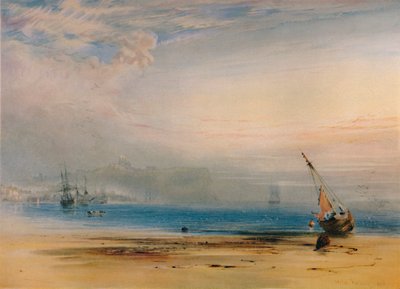 Scarborough från andra sidan bukten, 1850, 1935 av Anthony Vandyke Copley Fielding