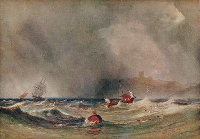 Storm off Whitby, 1851, 1930. av Anthony Vandyke Copley Fielding