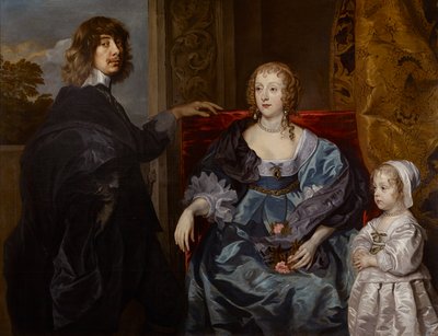 Porträtt av Algernon av Anthony van (after) Dyck