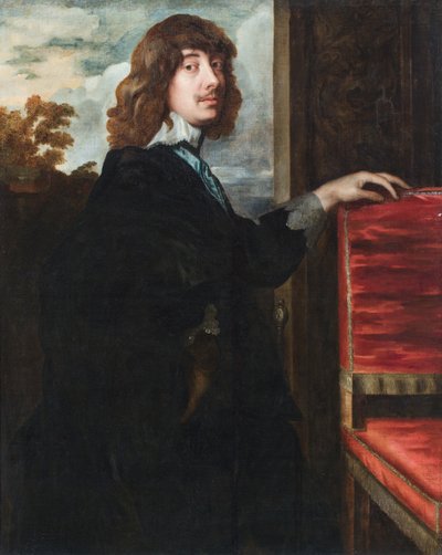 Porträtt av Algernon Percy av Anthony van (after) Dyck