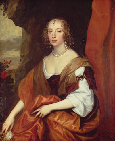 Anne Carr, grevinna av Bedford, 22 år, av Anthony van Dyck