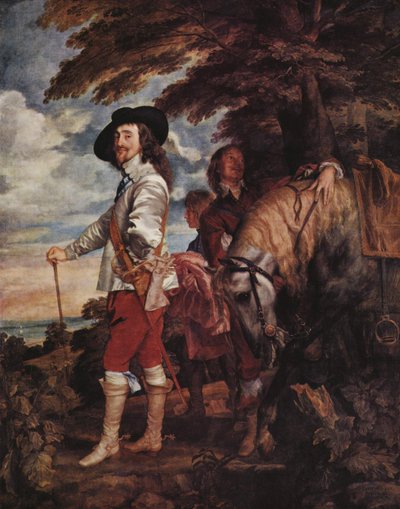 Karl I på jakt av Anthony van Dyck
