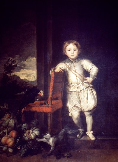 Barn i vit klänning, av Anthony van Dyck (1599-1641) av Anthony van Dyck