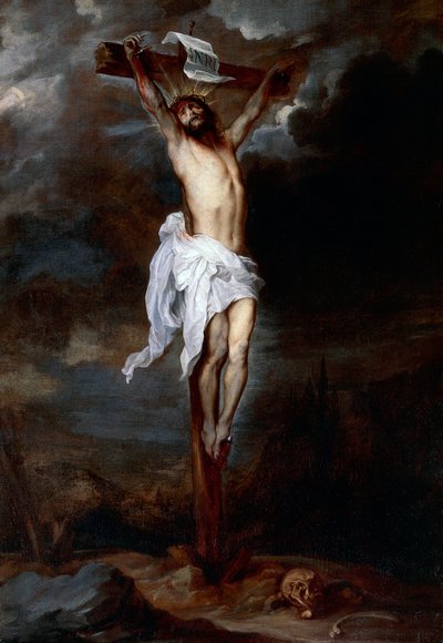 Crucifixion, ca 1621-1625, av Anton van Dyck (1599-1641), olja på duk av Anthony van Dyck