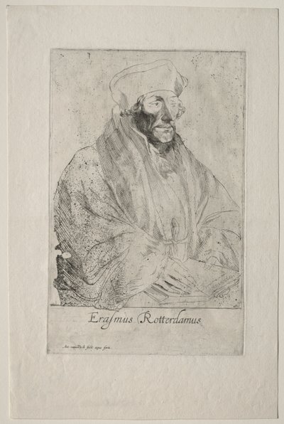 Desiderius Erasmus från Rotterdam av Anthony van Dyck