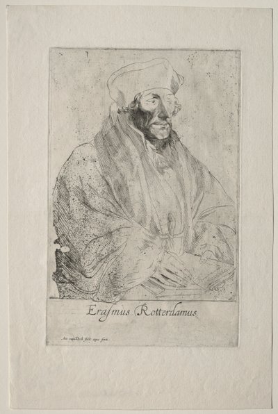 Desiderius Erasmus från Rotterdam av Anthony van Dyck