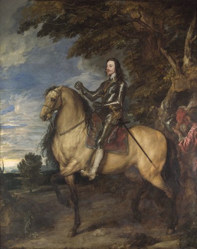 Ryttarporträtt av Karl I, ca 1637-8 av Anthony van Dyck
