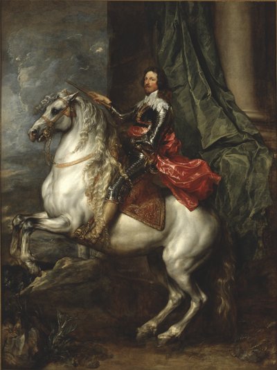 Ridsporträtt av Thomas Franciskus av Savojen, prins av Carignano av Anthony van Dyck