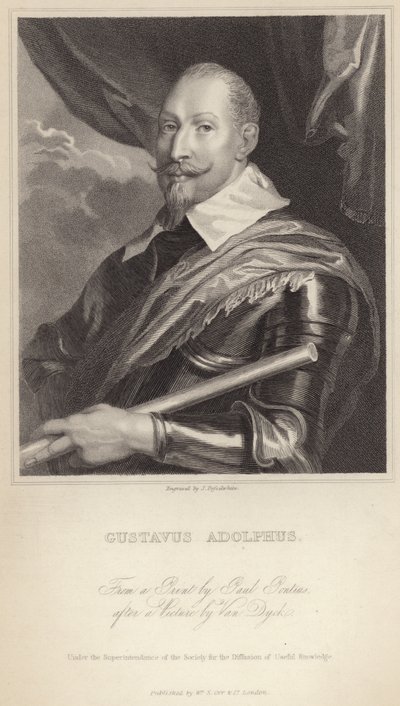 Gustavus Adolphus II of Sweden av Anthony van Dyck