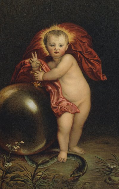 Jesus krossar ormen av Anthony van Dyck