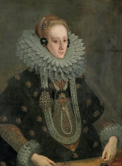 Magdalena, dotter till Wilhelm V av Bayern (tronsföljare) av Anthony van Dyck