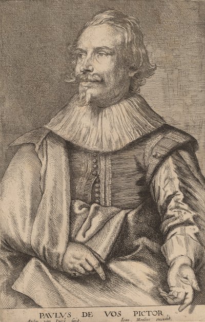 Paul de Vos, troligen 16261641. av Anthony van Dyck