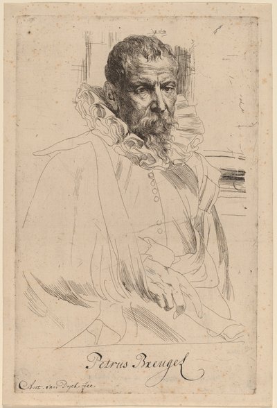 Pieter Bruegel den yngre, troligen 16261641. av Anthony van Dyck