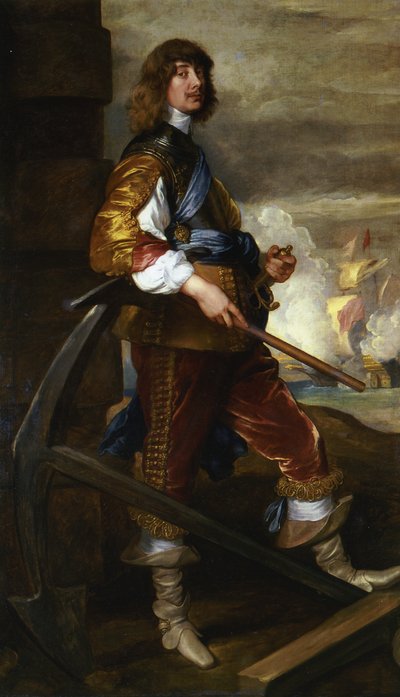 Porträtt av Algernon av Anthony van Dyck