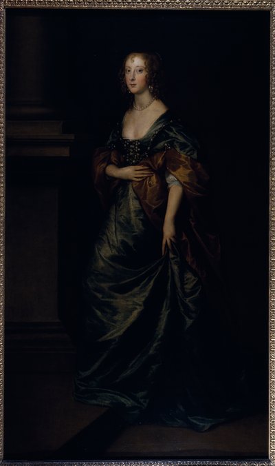 Porträtt av Elizabeth Cecil, grevinna av Devonshire, ca 1639 (olja på duk) av Anthony van Dyck