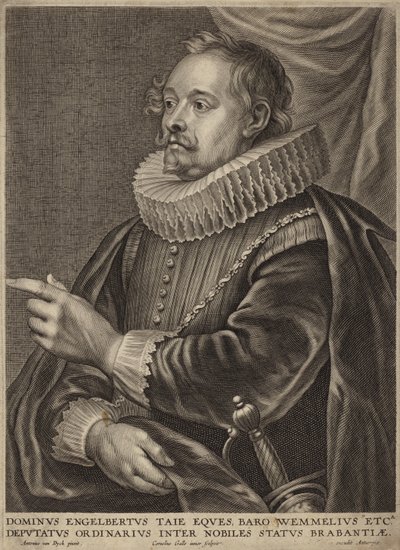 Porträtt av Engelbert Taye av Anthony van Dyck