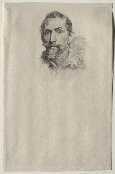 Porträtt av Frans Snyders av Anthony van Dyck