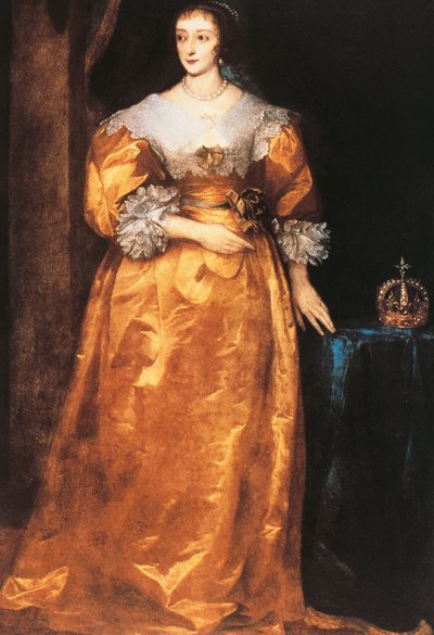Porträtt av Henrietta Maria av Frankrike (Paris av Anthony van Dyck