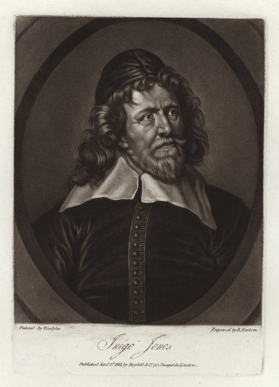Porträtt av Inigo Jones av Anthony van Dyck