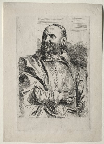 Porträtt av Jan Snellinx av Anthony van Dyck