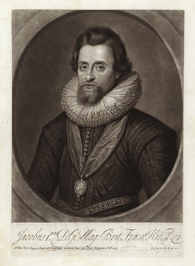 Porträtt av kung James I av Anthony van Dyck