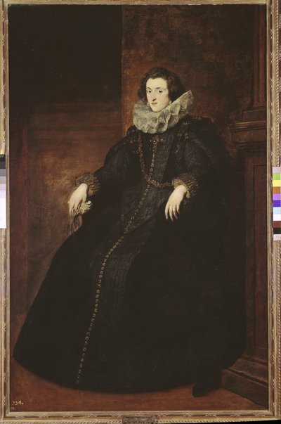 Porträtt av Policena Spinola av Anthony van Dyck