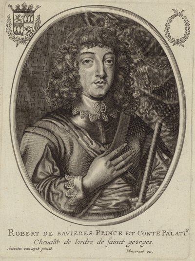 Porträtt av Robert de Bavieres av Anthony van Dyck