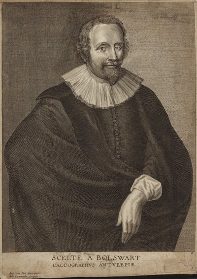Porträtt av Schelte och Bolswert av Anthony van Dyck